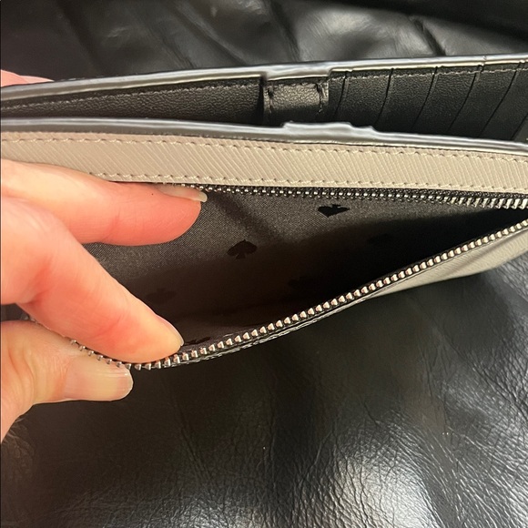 New Kate Spade white and grayWallet and Card Holder Duo - Picture 6 of 14
